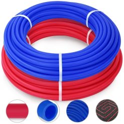 2-Roll 1/2 in x 100 ft Non-Oxygen Barrier PEX Tubing Set
